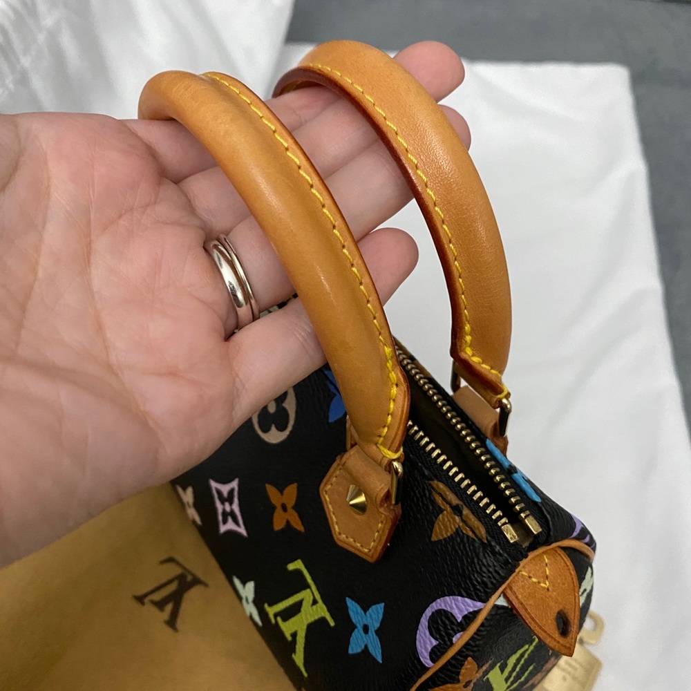 Louis vuitton mini Speedy takashi murakami black - Picture 10 of 11